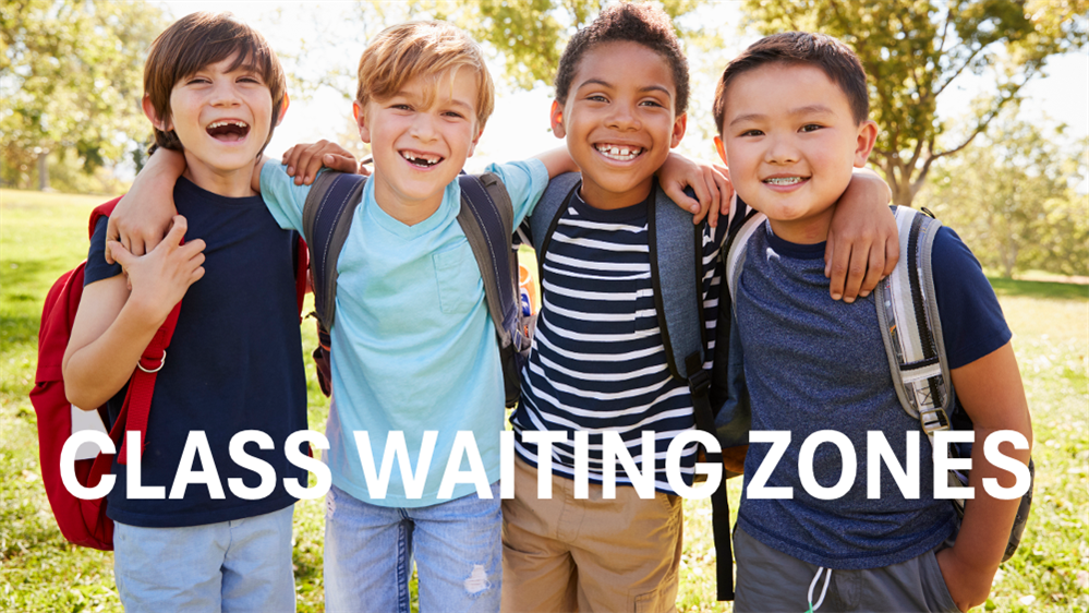  children waiting at school